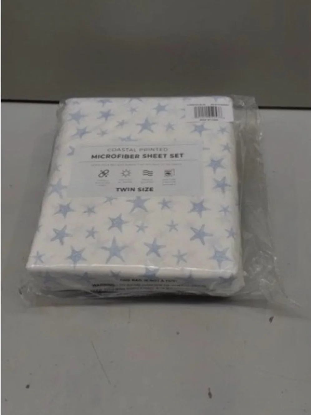 Blue Star Print Bedding Set by